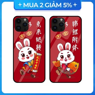 Ốp lưng kính Samsung A11/A21S/A50S/J730/...kính cường lực 9H chống trầy hình Tết BST12