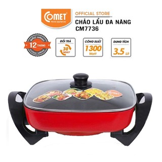 Chảo lẩu điện đa năng 5l comet - cm7736