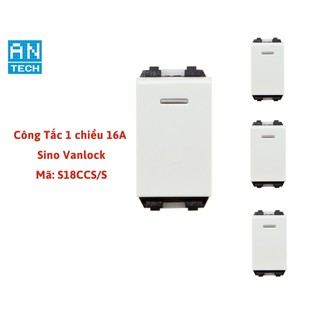 Công tắc 1 chiều 16a - 1 way switch hiệu sino vanlock - mã: s18ccs/s