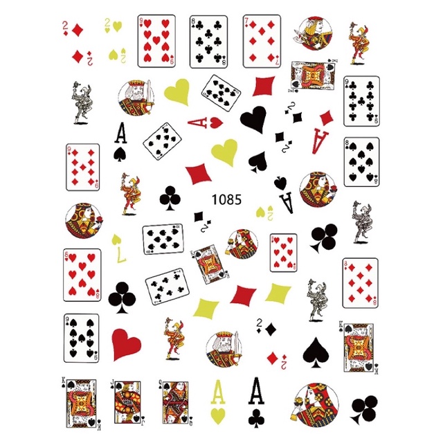 Sticker dán móng tay nail mẫu tết