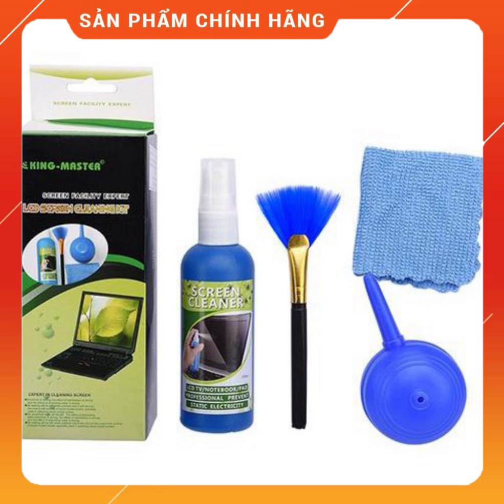 ATA Bộ lau chùi và vệ sinh laptop 4 món đa chức năng vật phẩm hoàn hảo để rửa sạch laptop của bạn ATA