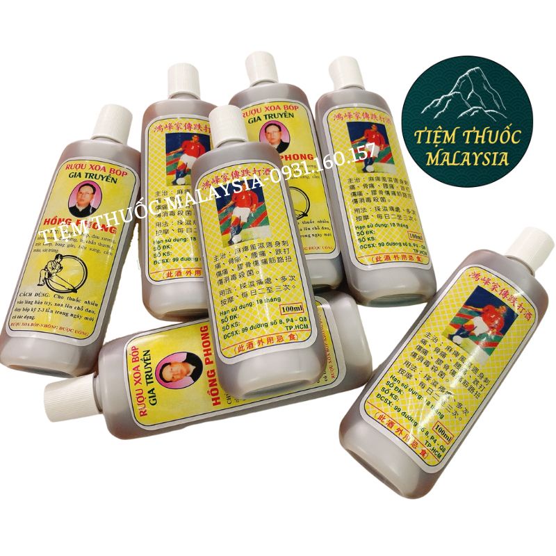 Dầu Xoa Bóp Hồng Phong 100ml