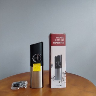 Máy xay tiêu điện, xay hạt cầm tay cảm biến trọng lực bằng thép không gỉ,cổng sạc USB sử dụng pin lithium có thể sạc lại