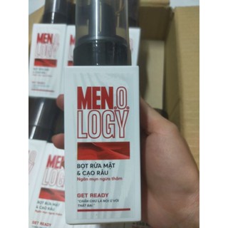 Bọt rửa mặt & cạo râu MEN.OLOGY  ngăn mụn  ngừa thâm 100ml