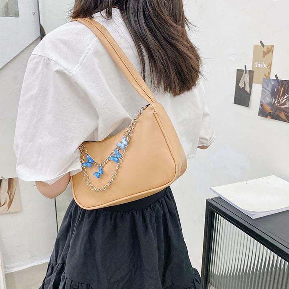 Túi Xách Mini Bằng Da PU Phối Tua Rua Thanh Lịch Dễ Phối Đồ Cho Nữ