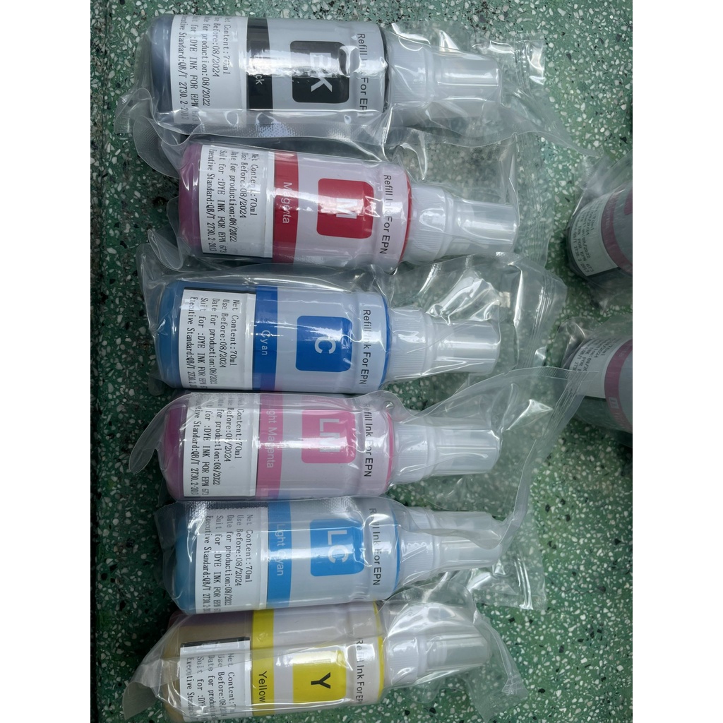 Giá xưởng -Mực in Epson 673 màu xanh nhạt