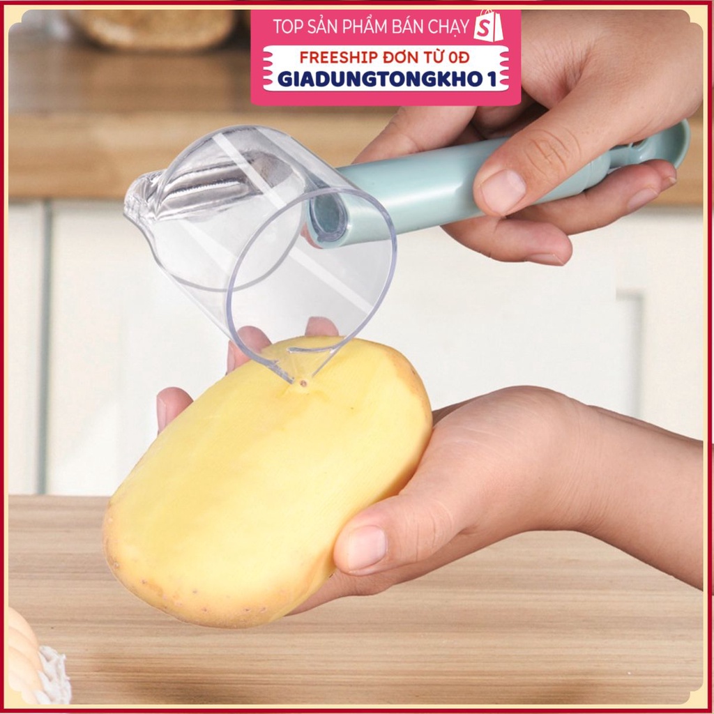 (Bán Buôn Sỉ) (hộp) Dụng cụ nạo vỏ trái cây lạo rau củ kèm mở nắp bia - #naoraucu