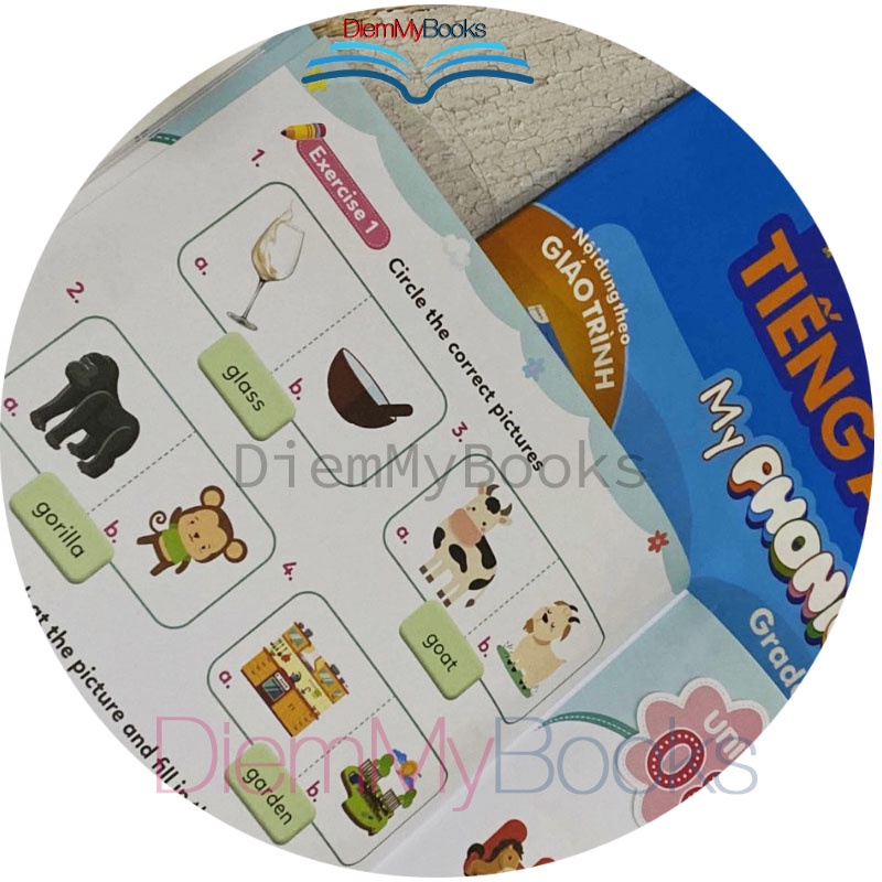Sách Lớp 1- Vở Luyện viết chữ đẹp tiếng Anh My Phonics grade 1 Vừa Tặng Sticker Khen Thưởng