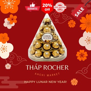 Socola Ferrero Rocher tháp siêu ngon, sang trọng làm quà biếu tết