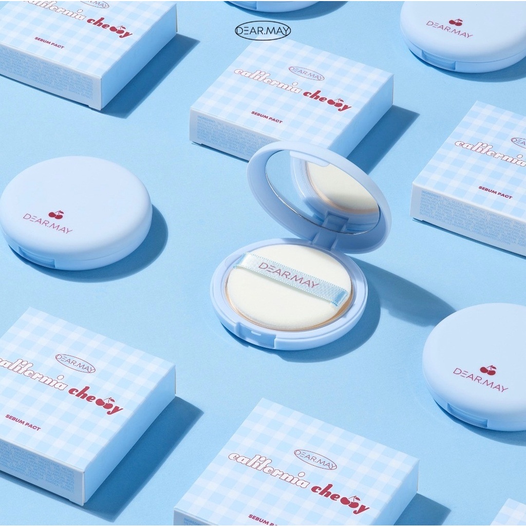 Phấn phủ Dearmay California Cherry Sebum Pact 12g