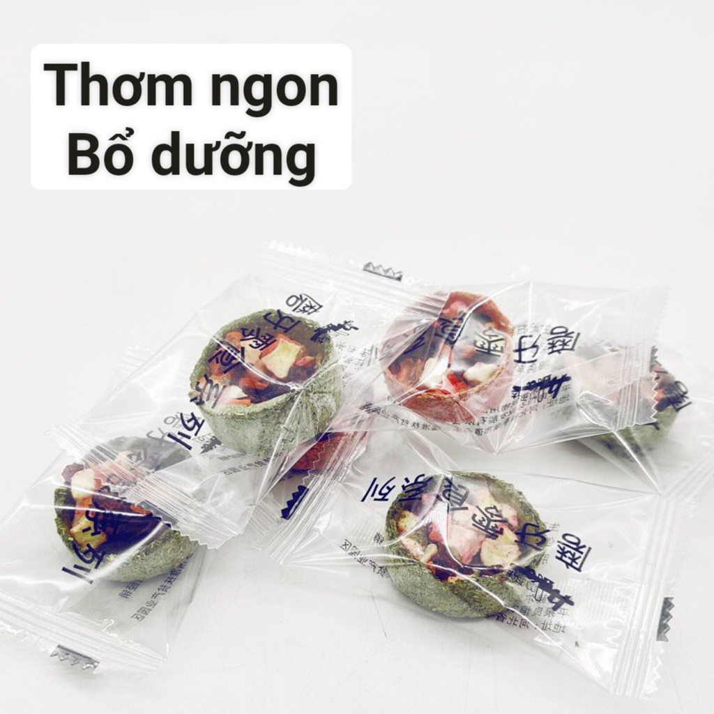 Bánh sushi ăn dặm mài răng cho Hamster, guinea pig, thỏ, sóc bắc mỹ, chinchilla