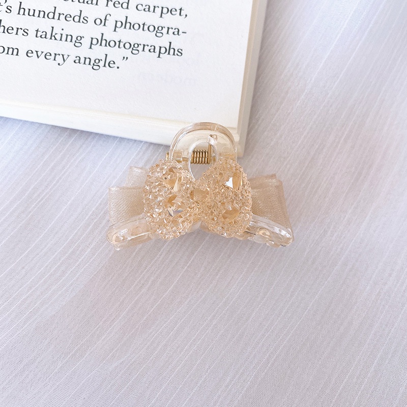 Kẹp 2 mặt mini nơ đá