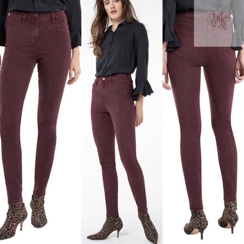 Quần Jeans Skinny T0M TAIL0R Hàng Xuất Dư Xịn Cao Cấp Dáng Ôm Chất Siêu Mịn Đẹp Phối Gân Gối
