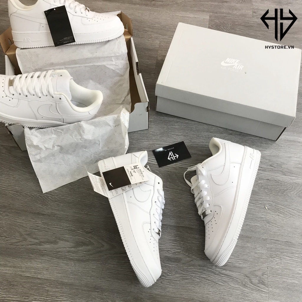 Giày AF1 Nike Air Force 1 Trắng Vệt Nâu Giày Sneaker Nam Nữ Nike AF1 Đi Học Đi Chơi G09