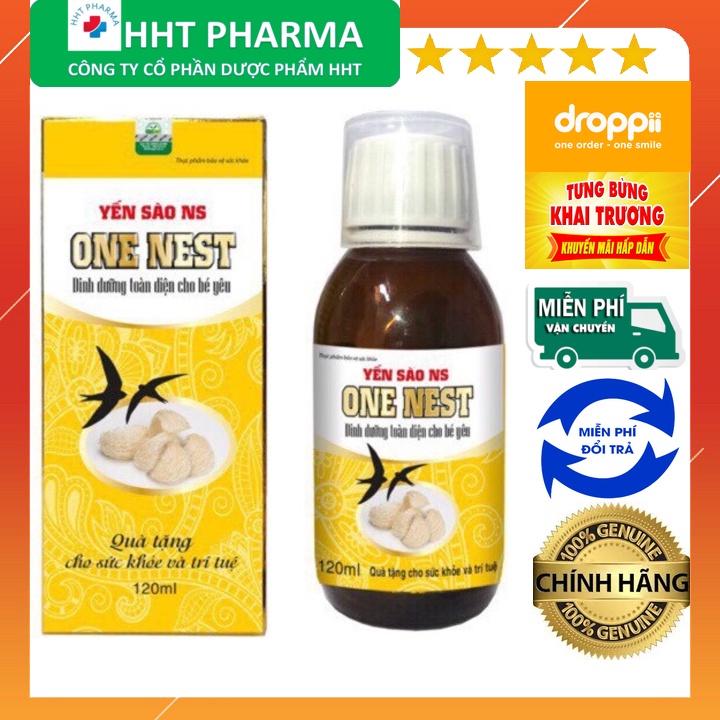 Yến sào NS one nest gold bổ sung dinh dưỡng trẻ em suy dinh dưỡng, biếng ăn, gầy yếu, chậm lớn, còi xương
