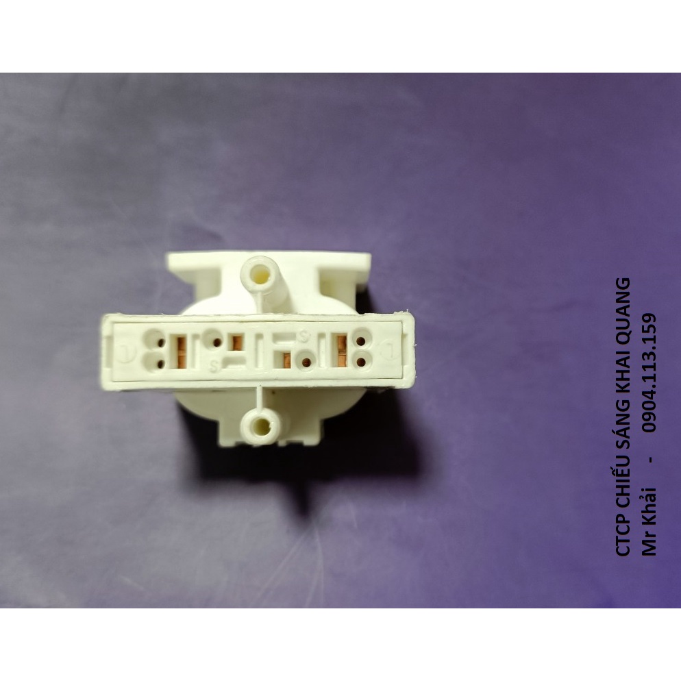 Đui đèn 4 chân 2G7 cho bóng chữ U Dulux S/E hoặc HNS S/E 7W, 9W, 11W