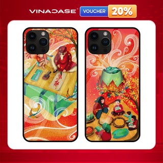Ốp lưng Vina Case Vsmart Joy 3/Active 3/Bee 3/Live/...kính cường lực 9H chống trầy hình Tết BST10
