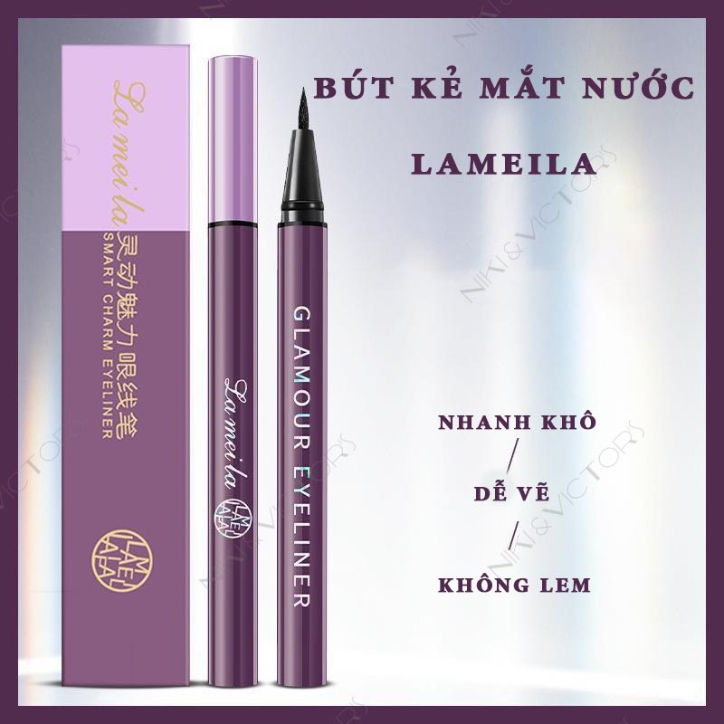 Bút Kẻ Mắt Nước Glamour Eyeliner Nhanh Khô Lâu Trôi Chống Nước Dễ Vẽ Không Lem