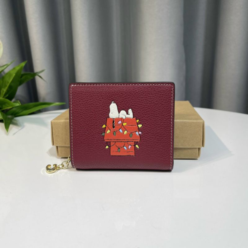 Ví C0a*ch ngắn họa tiết xinh xắn