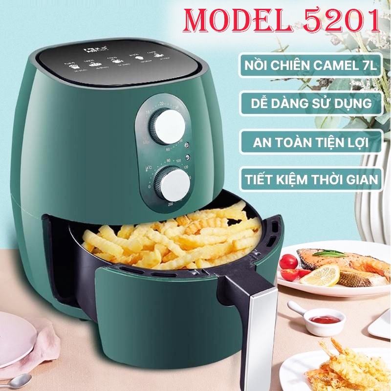 Nồi chiên không dầu dung tích 10 lít CAMEL Bảo hành 6 tháng