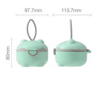 Hộp chia sữa bột, đồ ăn khô cho bé