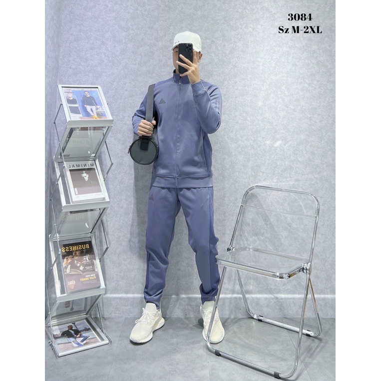 Bộ quần áo thể thao nam Adidas mùa đông cao cấp  Hàng loại 1 Bộ thu đông nam mặc nhà dài tay dày dặn