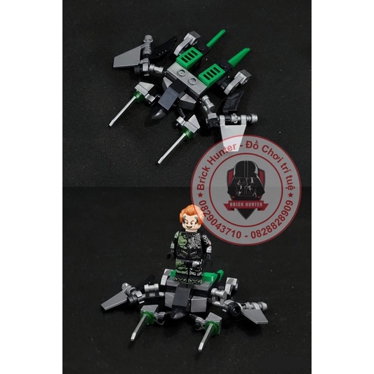 KF6159 Marvel Superheroes minifigures Spider-man mô hình nhân vật Người nhện có càng màu vàng kim và Green Goblin