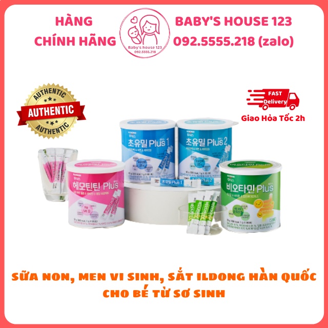 TÁCH LẺ MEN VI SINH SỮA NON SẮT ILDONG HÀN QUỐC CHO BÉ - GÓI 1gr