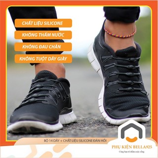 Dây giày thông minh Bella925 dây giày cho sneaker thể thao giày tây dây cột giày cao su