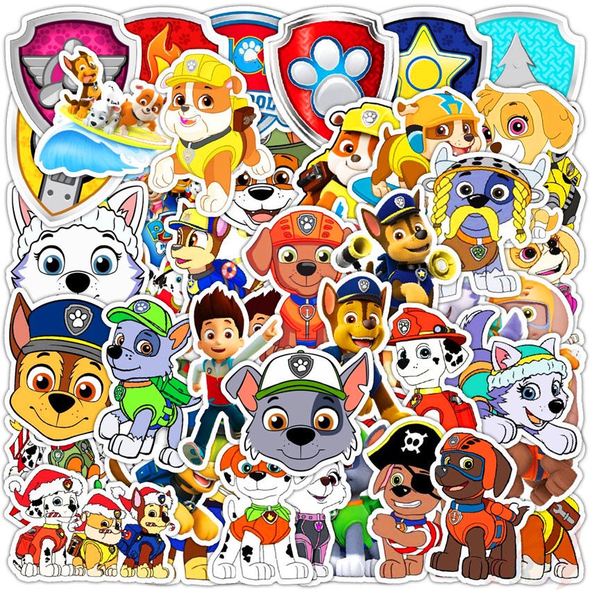 Bộ 100 Cái ❉ Hình Dán Loạt Phim PAW Patrol C ❉ Miếng Dán Đề Can Chống Nước Hỗn Hợp Thời Trang Trang Trí Đa Ứng Dụng