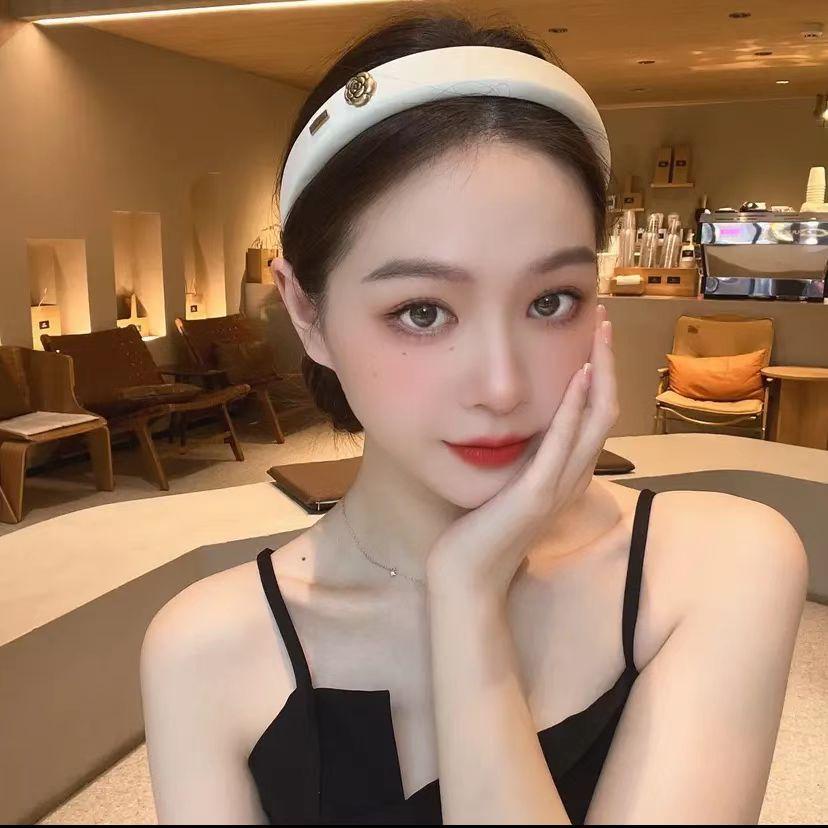 PVN56694 Băng Đô Hoa Trà Phong Cách Xiaoxiang, Bờm tóc Hoa Trà