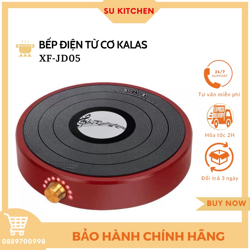 bếp từ cơ vân nhám Kalas công suất 2200w (Kèm ảnh thật) ngỏ gọn tiết kiệm điện cho gia đình BẢO HÀNH 12 THÁNG
