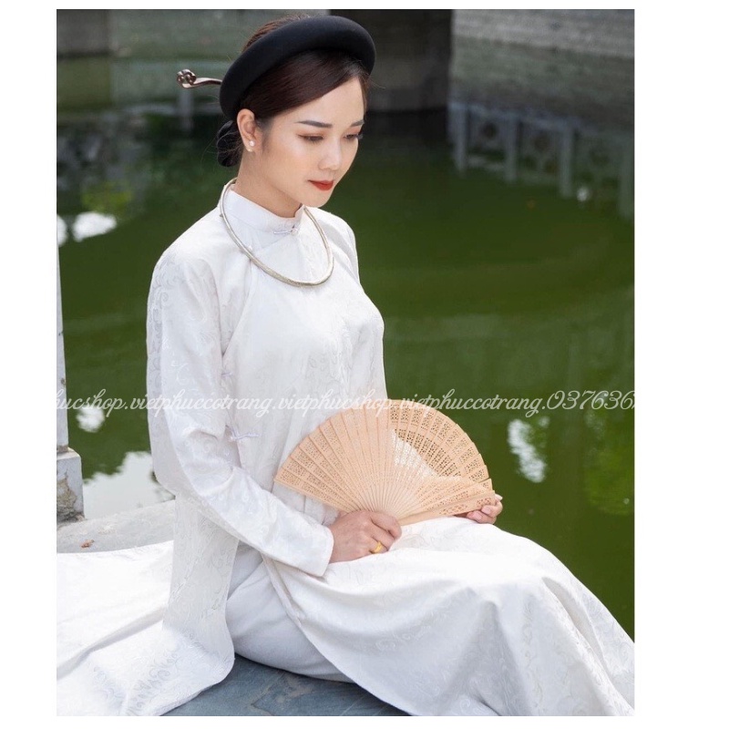 Áo ngũ thân , áo tấc tay chẽn 2 lớp gấm tơ , Cổ Trang Việt Nam
