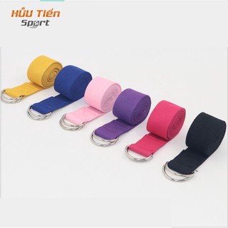Dây Tập Yoga, Đai Cotton Dài 1,8m Bền Bỉ Hổ Trợ Tập Giãn Cơ Gym Yoga Tại Nhà Tiện Lợi