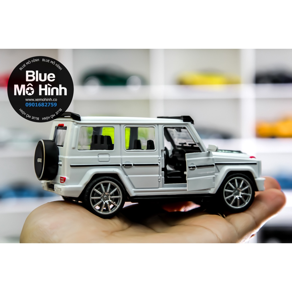 Blue mô hình | Mô hình xe SUV Mercedes G63 AMG 1:36 Trắng đen