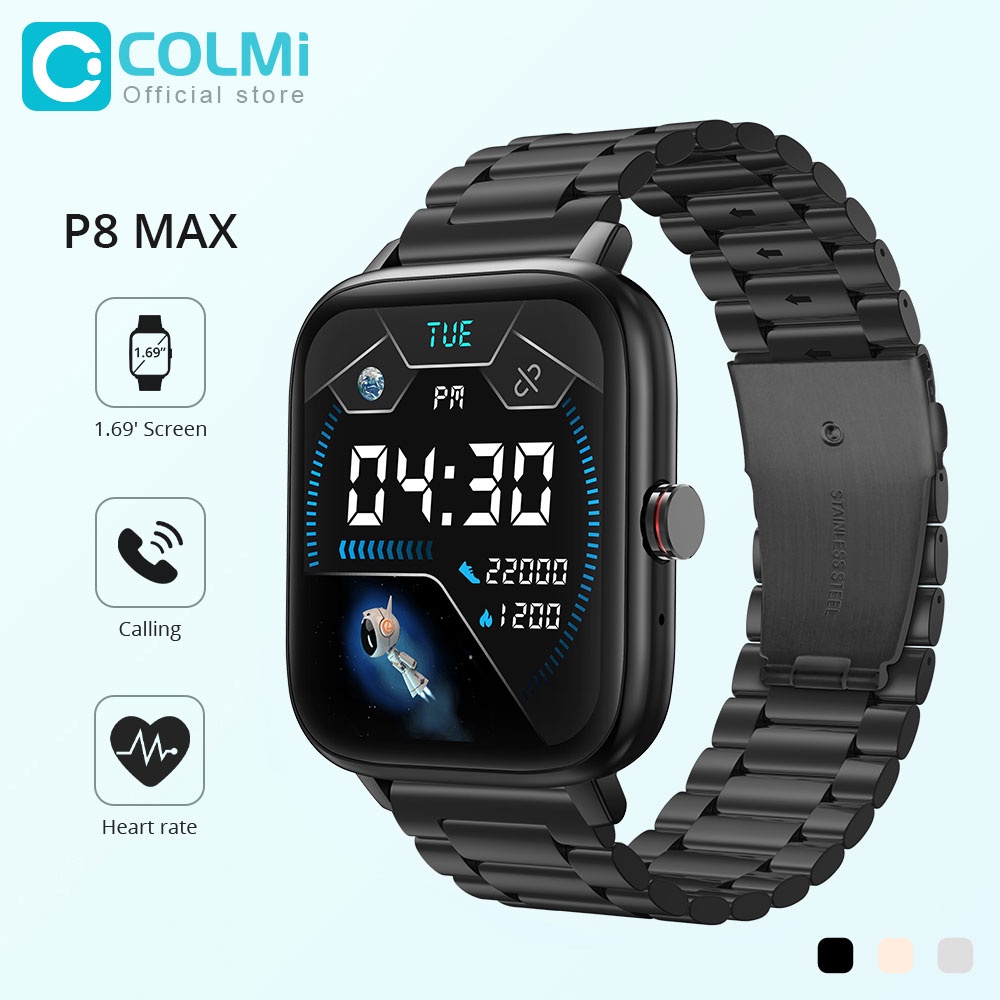 Máy Đo Nhịp Tim COLMI P8MAX Kết Nối Bluetooth Chống Nước IP67