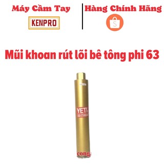Mũi khoan rút lõi bê tông phi 63mm