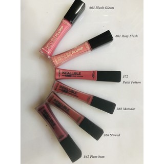 [ Hàng USA] Son Kem Lì L'Oreal Infallible Lip Pro Matte Gloss 6.3ml