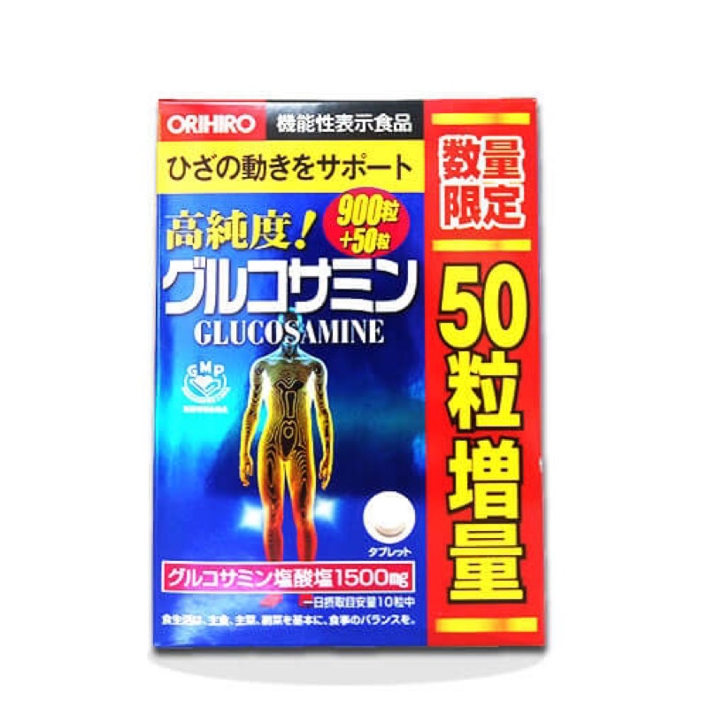 Viên uống bổ sung Glucosamine ORIHIRO Nhật Bản giảm đau xương khớp 950 viên
