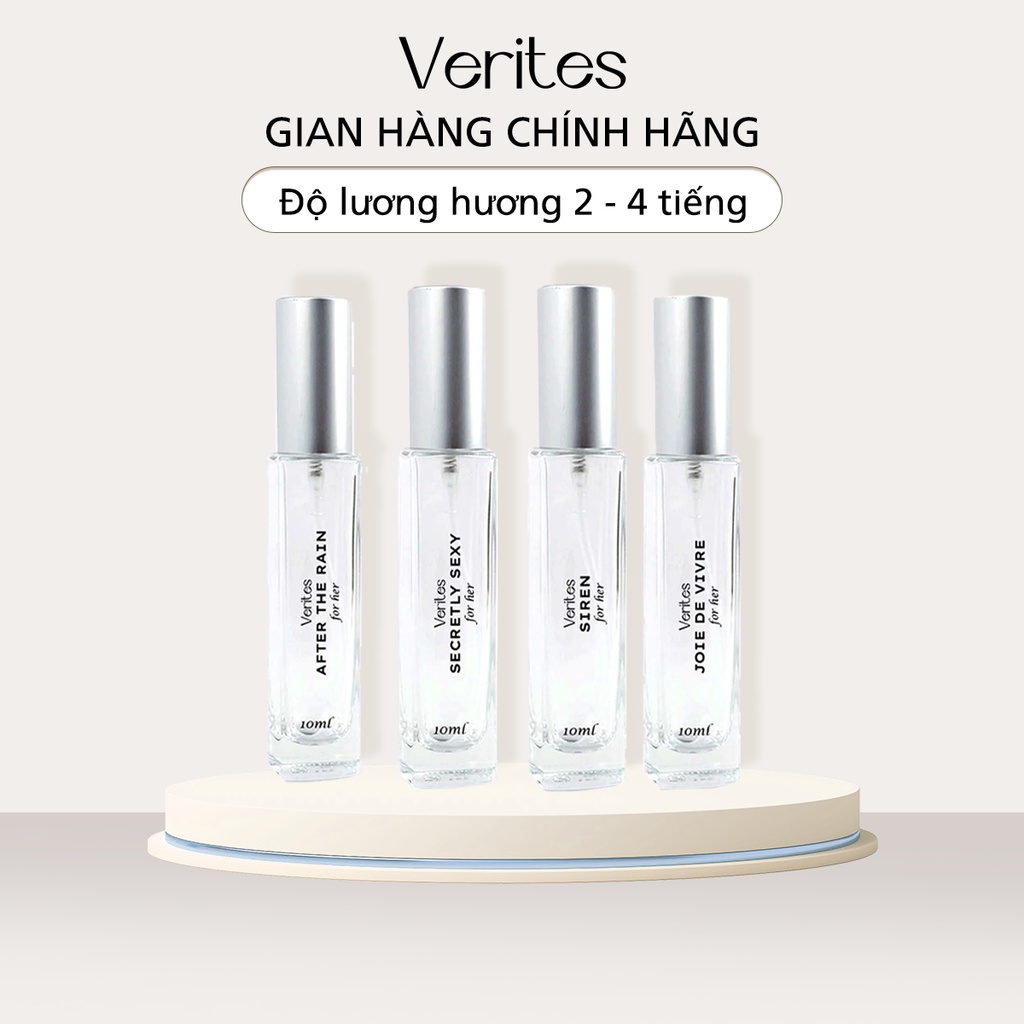 Combo 4 Nước hoa VERITES dành cho nữ 10ml x4