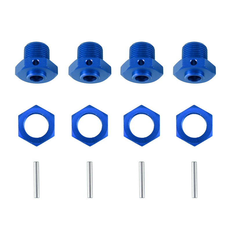 Bộ Chuyển Đổi Trục Bánh Xe 17mm Bằng Kim Loại Kèm Đai Ốc Thay Thế Cho Arrma 1 / 7