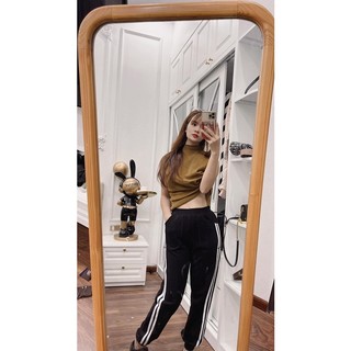 Quần 2 sọc nam nữ freesize dưới 58kg
