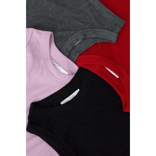 Áo croptop cotton thun 3 lỗ năng động Ez