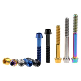 Wanyifa Titan Bu Lông M5x9 16 18 20 25 30 35 40 45 50 55 60 Mm Đầu Côn Vít Cho Xe Đạp Thân Seatpost Phụ tùng xe đạp GR5