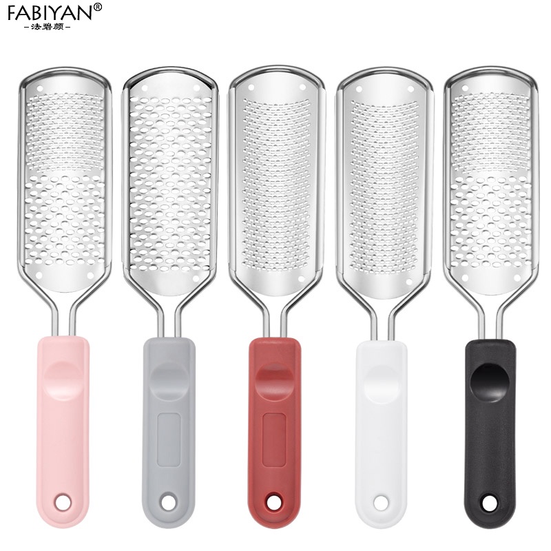 Cây Chà Gót Inox 304 Dụng Cụ Tẩy Tế Bào Chết Gót Chân Bằng Thép Không Gỉ FABIYAN