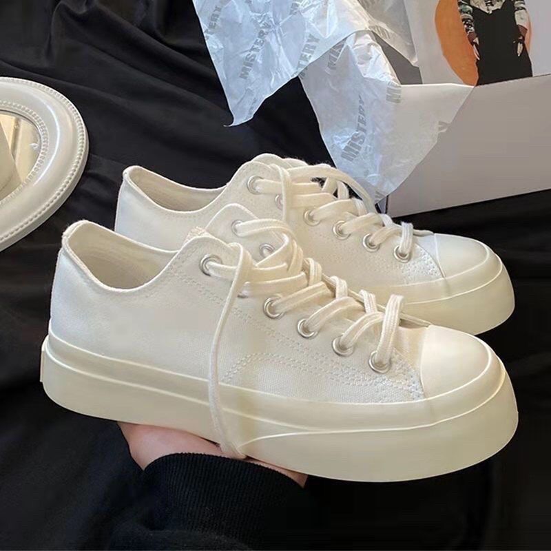 GIÀY VẢI CANVAS THỜI TRANG ULZZANG PHONG CÁCH CHO NỮ