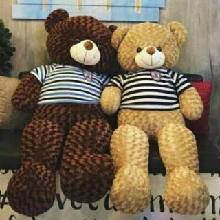 Gấu bông teddy khổ 1m đến 1m4 GẤU BÔNG GẤU TEDDY SIZE LỚN SIÊU RẺ Bullystore TD01