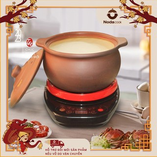 Nồi nấu đa năng kho cá điện 3 lít NodaCook nồi đất thiết kế rời bếp