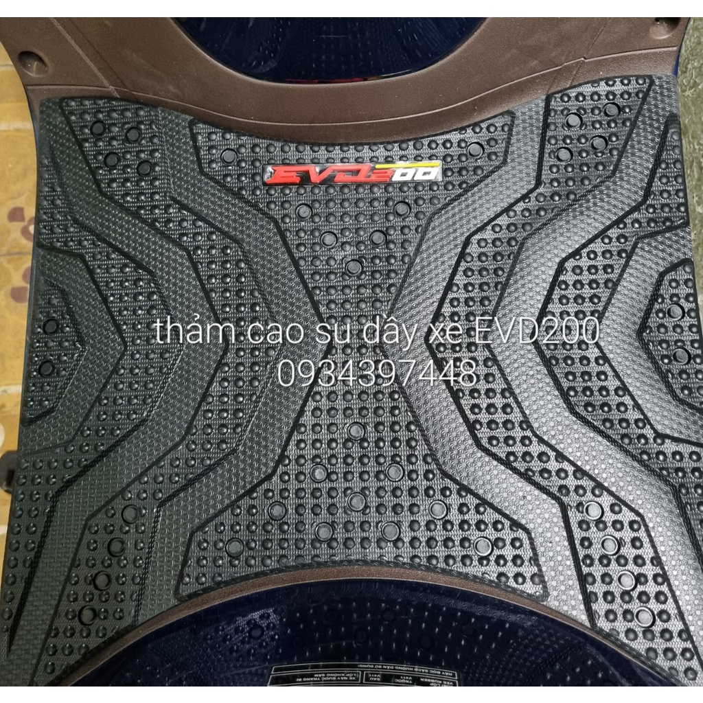THẢM CAO SU XE MÁY ĐIỆN EVD200 DẦY