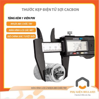 Thước Bella925 thước kẹp điện tử sợi nhựa Carbon Syntek thước cặp độ chính xác cao